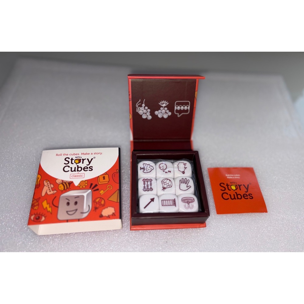 Rory's Story Cubes Classic Board Game – New Open Box / Unused 9 Dice Storytell